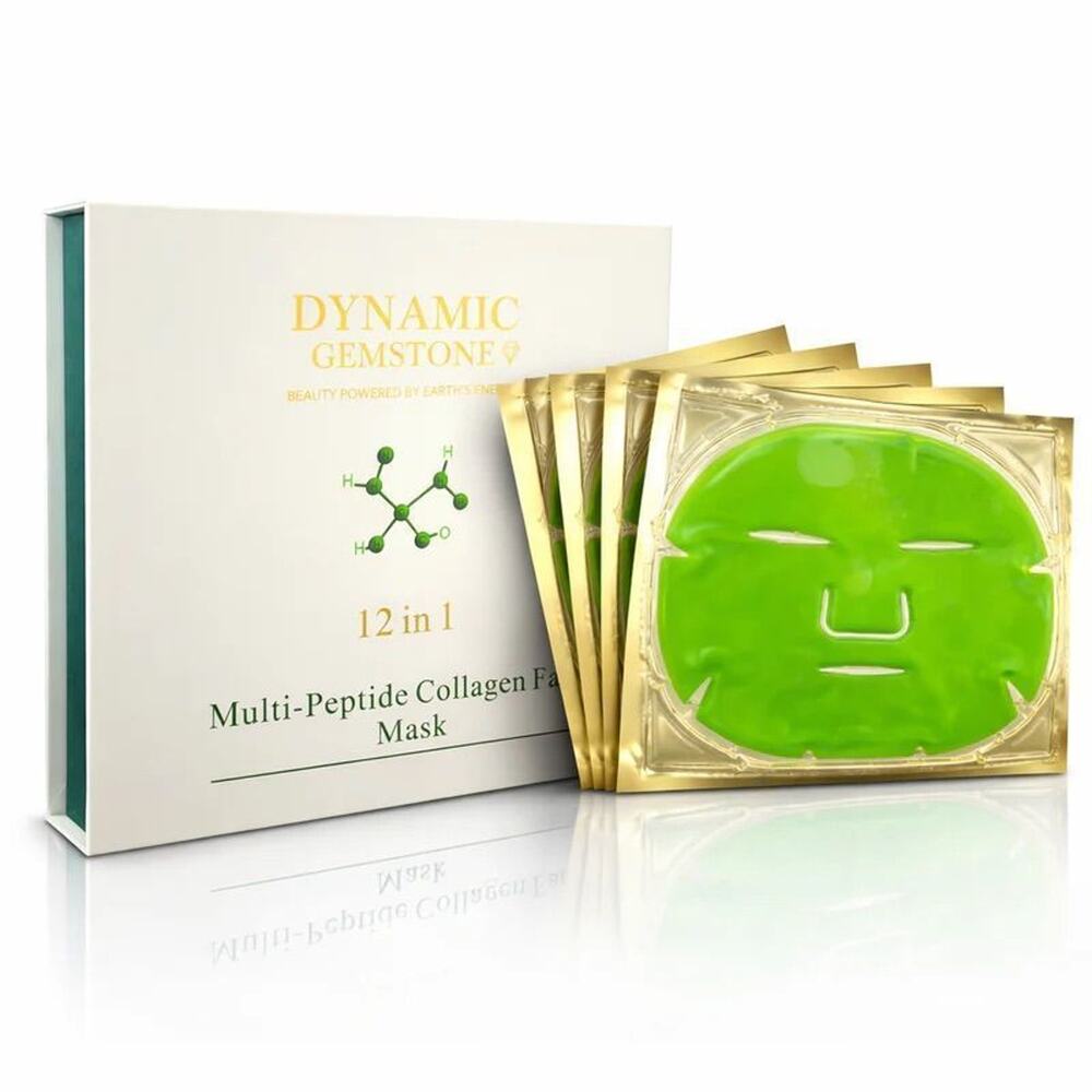 Dynamic Gemstone Multi-Peptide Collagen Face Mask 12 Pack